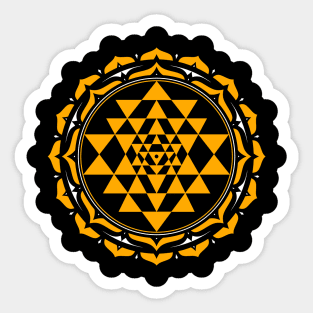 Sri Yantra Mandala Sticker